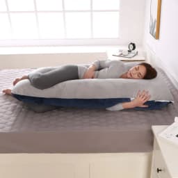 Blue Grey Maternity Body Pillow 120x70cm - Soft Plush Pregnancy Cushion for Sleeping, Side Sleeper Support for Women Wholesale