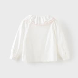 Dave Bella Children's Spring Autumn Shirt Girls Cute Blouse Sweet Cotton White Button Bottoming Shirt Tops DK3252659