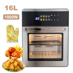 1800W 16L Air Fryer 360 ° Halogen Oil-Free Roaster Oven Multifunctional Electric Fryer for Home Kitchen Baby Food