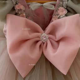 Girls Birthday Princess Dress Children New Party Gown with Flutter Sleeves for Kids Celebration Pageant Formal Evening Costumes