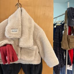 2025 Winter New Girls Lamb Fleece Coat + Scarf Children Cotton Padded Jacket Plus Velvet Thick Kids Girls Long Sleeve Warm Coat