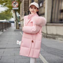OLEKID 2025 -30 Degree Winter Down Jacket For Girl Thick Warm Long Teen Girl Jacket Coat 5-12 Years Kid Parka Children Outerwear