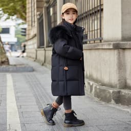 OLEKID 2025 -30 Degree Winter Down Jacket For Girl Thick Warm Long Teen Girl Jacket Coat 5-12 Years Kid Parka Children Outerwear
