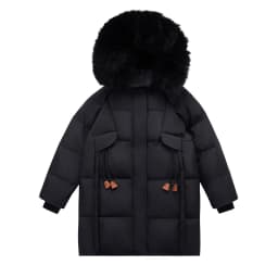 OLEKID 2025 -30 Degree Winter Down Jacket For Girl Thick Warm Long Teen Girl Jacket Coat 5-12 Years Kid Parka Children Outerwear