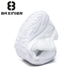 BAXINIER Girls White Cheer Athletic Shoes Lightweight Youth Dance Tennis Training Performance Sneakers Cushioned Grip