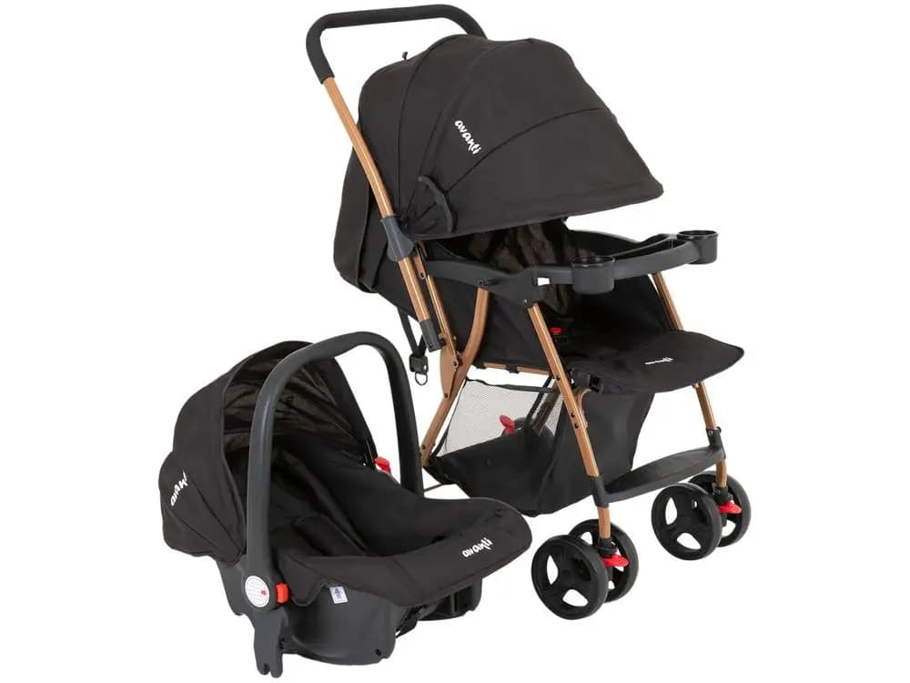 Reversible Baby Stroller with Baby Confort Avanti Travel System Owen 6 Wheels 15kg