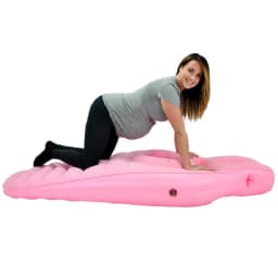 With Holes Inflatable Maternity Bed Foldable Adjustable Firmness Maternity Sleeping Mat Includes Air Pump