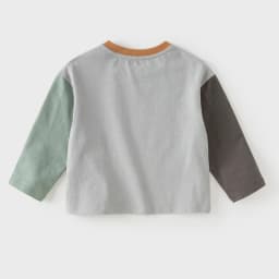 Dave Bella Children Bottom T-shirt Pullover Autumn Spring Tops Boys Pure Cotton Clothes Robot Printing Fashion Sports DB3263399