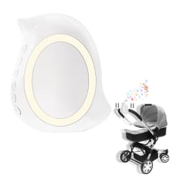 Portable Outdoor Baby Stroller Rocker with Night Light Multi-functional Wireless Bluetooth Sleep Aid Vibrating Soothing Music