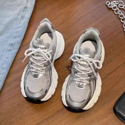 Children Running Shoes Mesh Breathable Kids Sneakers Thick Soft Sole 2026 Brand New Boys Girls Sports Shoes Comfortable Trendy