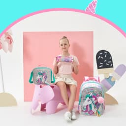 Unicorn Girls Backpack, Elementary School Kids Daypack, Student Backpack for Girls Teens, School & Travel Backpack