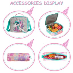 Unicorn Girls Backpack, Elementary School Kids Daypack, Student Backpack for Girls Teens, School & Travel Backpack