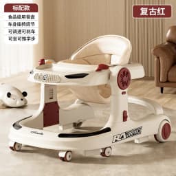 3 in 1 Baby Walker Foldable Push Walker Anti O Leg Toddler Learning Walker with Wheels Adjustable Infant Activity Center