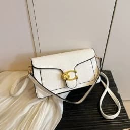 High-End Minimalist Leather Diaper Bag: Elegant Crossbody Handbag For Women With Designer Logo And Large Capacity Vintage Tote