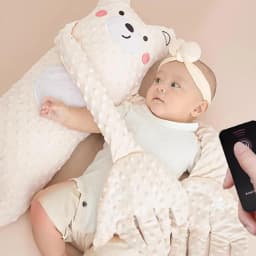 Baby Patter for Sleep Sleeping Pillow Baby Patting Machine for Sleep Startle Prevention Toddler Toys with Remote Control