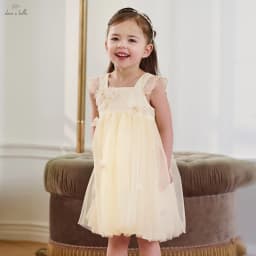 Dave Bella Girls Mesh Party Princess Dress Children Embroidery Sleeveless Ball Gown Dress Sweet Wedding Birthday DB2261852