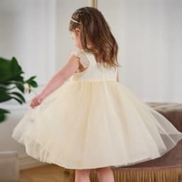 Dave Bella Girls Mesh Party Princess Dress Children Embroidery Sleeveless Ball Gown Dress Sweet Wedding Birthday DB2261852