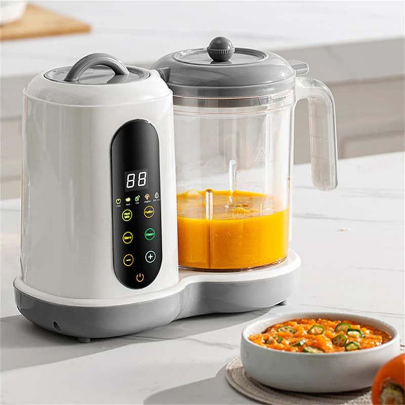 Multifunctional Baby Food Maker Supplementary Food Processor Kids Food Mill Steaming Stirring Warming Cooking Machine