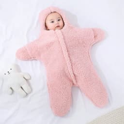 Autumn and Winter New Baby Plush Climbing Clothes Baby Warm and Thick Cartoon Dog Rabbit Cute Cotton Clothes for 0-2 Years