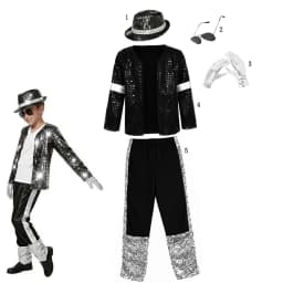 Kids Hip Hop Stage Performance Outfit Boys Retro Dance Costume Red Jacket Piano Print Shirt Pants Set Halloween Carnival Clothes