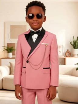 Fashionable Smart Boys Suit Set 2 Pieces Stage Performance Wear High Quality Kids Regular Fit Suits Wedding Guest Outfit 2-20T