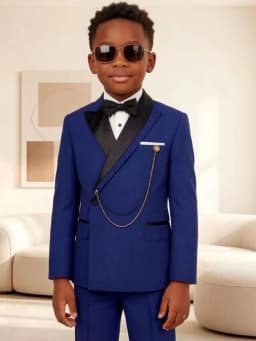 Fashionable Smart Boys Suit Set 2 Pieces Stage Performance Wear High Quality Kids Regular Fit Suits Wedding Guest Outfit 2-20T