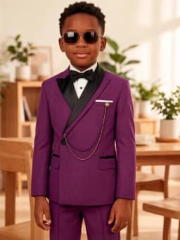 Fashionable Smart Boys Suit Set 2 Pieces Stage Performance Wear High Quality Kids Regular Fit Suits Wedding Guest Outfit 2-20T