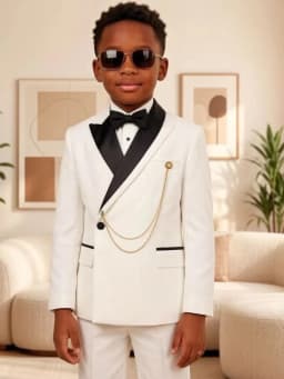 Fashionable Smart Boys Suit Set 2 Pieces Stage Performance Wear High Quality Kids Regular Fit Suits Wedding Guest Outfit 2-20T