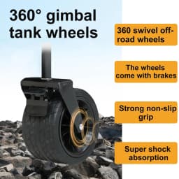 Foldable Camping Wagon Cart Heavy Duty 445LB Capacity All Terrain Wagon Collapsible Garden Cart Portable Outdoor Utility Cart Off-Road Tank Wheels Bench Sofa Wagon for Camping Fishing