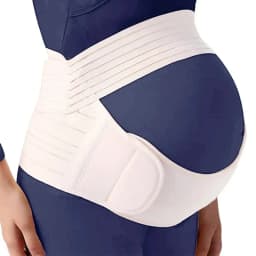 Pregnancy Belly Support Band, Adjustable Maternity Abdomen Belt for Back & Hip Relief, Breathable Brace for Women Daily Use