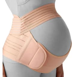 Pregnancy Belly Support Band, Adjustable Maternity Abdomen Belt for Back & Hip Relief, Breathable Brace for Women Daily Use