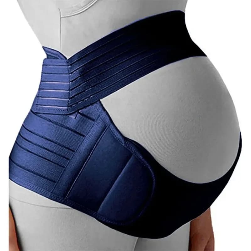 Pregnancy Belly Support Band, Adjustable Maternity Abdomen Belt for Back & Hip Relief, Breathable Brace for Women Daily Use