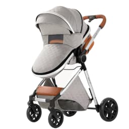 3 in 1 Stroller Light Weight Luxury Portable Baby Carriage High Landscape Four Wheel Stroller Baby Pram Parent's Careful Choice City Fashionable Cart