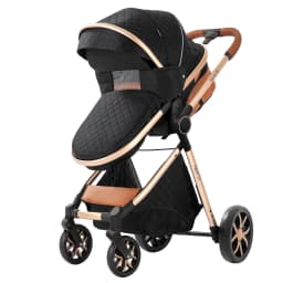 3 in 1 Stroller Light Weight Luxury Portable Baby Carriage High Landscape Four Wheel Stroller Baby Pram Parent's Careful Choice City Fashionable Cart