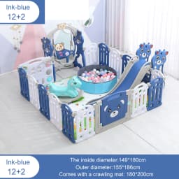 Baby Fence Baby Toy Baby Playground Multi Functional Child Activities Park Safety and Interesting Playpen with Guardrail Infant Fence Have 20 Modes Can Choose Single Piece Thickening and Stable Upgrade High Quality