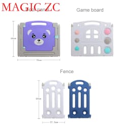 Baby Fence Baby Toy Baby Playground Multi Functional Child Activities Park Safety and Interesting Playpen with Guardrail Infant Fence Have 20 Modes Can Choose Single Piece Thickening and Stable Upgrade High Quality