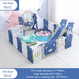 Baby Fence Baby Toy Baby Playground Multi Functional Child Activities Park Safety and Interesting Playpen with Guardrail Infant Fence Have 20 Modes Can Choose Single Piece Thickening and Stable Upgrade High Quality