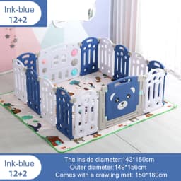 Baby Fence Baby Toy Baby Playground Multi Functional Child Activities Park Safety and Interesting Playpen with Guardrail Infant Fence Have 20 Modes Can Choose Single Piece Thickening and Stable Upgrade High Quality