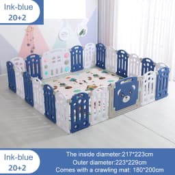 Baby Fence Baby Toy Baby Playground Multi Functional Child Activities Park Safety and Interesting Playpen with Guardrail Infant Fence Have 20 Modes Can Choose Single Piece Thickening and Stable Upgrade High Quality