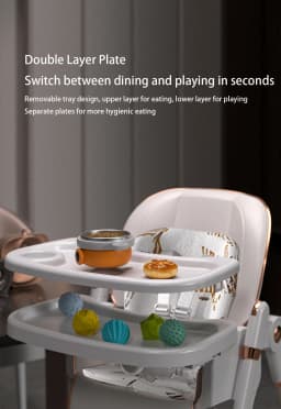 Baby High Chair Baby Dinner Table Chair Multi Functional Infant High Chair