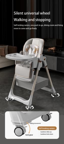 Baby High Chair Baby Dinner Table Chair Multi Functional Infant High Chair