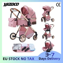 3‑in‑1 Premium Multi‑Scene Baby Pushchair, Elevated View Framework, Stable Shock Dampening Wheel Assembly, Space‑Saving Compact Fold, Comfortable Adjustable Recline Seat, Durable Lightweight Alloy Frame For Daily Outside Excursions