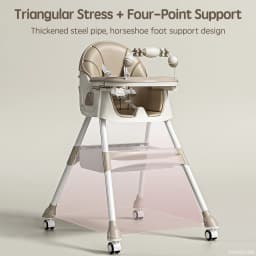 PANGDUBE Baby Feeding Chair Foldable Baby Feeding Chair Foldable Baby Feeding Seat Toddler Dining Chair Multifunctional Low Baby Play Chair