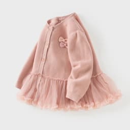 Dave Bella Girls Sweater Cardigan Autumn Spring Baby Mesh Cotton Coats Casual Sweater Charm Outerwear Children Clothes DB3262692