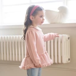 Dave Bella Girls Sweater Cardigan Autumn Spring Baby Mesh Cotton Coats Casual Sweater Charm Outerwear Children Clothes DB3262692
