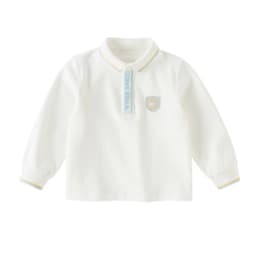 Dave Bella Children White Polo Shirts Autumn Spring Boys Clothes Blouse Top Casual Gentle Sports Fashion Outdoor Party DB3262832