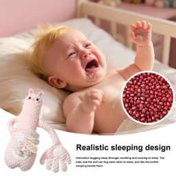 1pc Cartoon Baby Soothing Pillow Remote Control Tapping Soothes Palm Pillow Baby Sleeping Pillow for Newborns Patting Doll