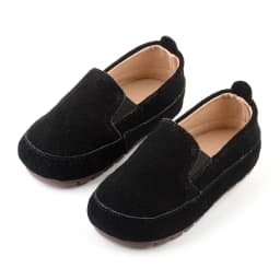 Round-toe British New Children's Moccasin Shoes & Autumn Baby Boys Soft Kids Fashion 2022 Simple Girls Casual Leather Shoes Flat