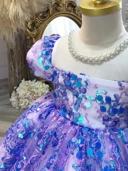 Girls' Dress Spring Piano Performance Catwalk Performance Dress High-End Princess Dress Children's Birthday Hosting Flower Girl