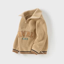 Dave Bella Autumn Spring Pullover Sweater for Boys Knitted Sweater Children Polo Outerwear Coat Kids Clothes DB4253758